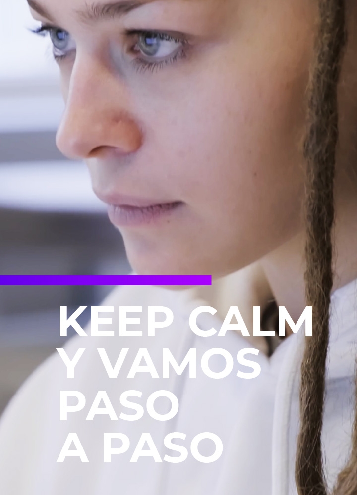 Keep calm y vamos paso a paso